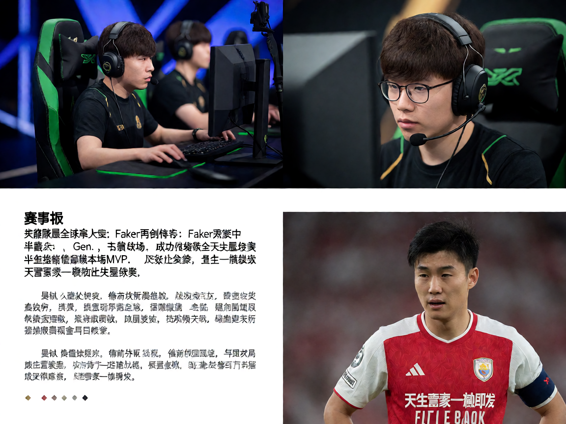 电子竞技赛事现场，选手比赛特写